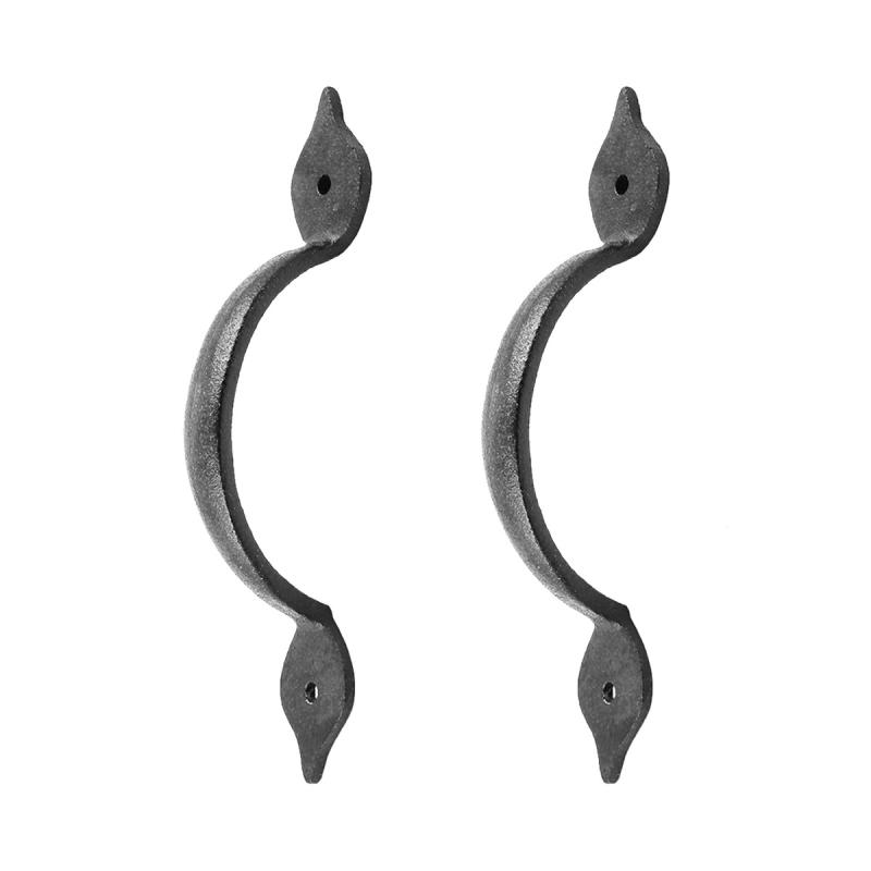 Spear Door or Drawer Pull Handle Black Wrought Iron 5 1/2″ Pack of 2  |  Cabinet Drawer & Door Handle Cabinet Drawer & Door Handle Cabinet Drawer & Door Handle