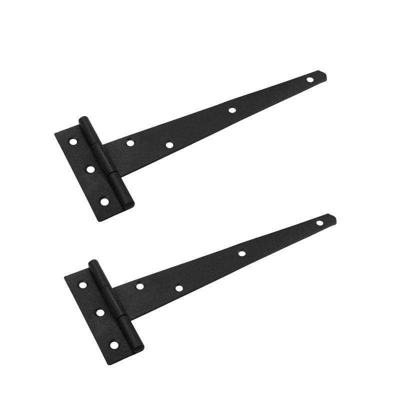 T Strap Door Hinge Black Iron RSF Finish Light Duty 9″ Set of 2  |  Cabinet & Door Hinges Cabinet & Door Hinges Cabinet & Door Hinges