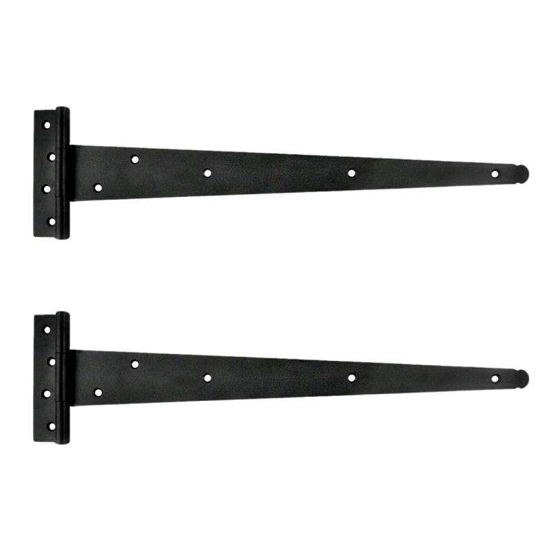 T Strap Door Hinge RSF Black Iron Light Duty 19″ Pack of 2  |  Cabinet & Door Hinges Cabinet & Door Hinges Cabinet & Door Hinges