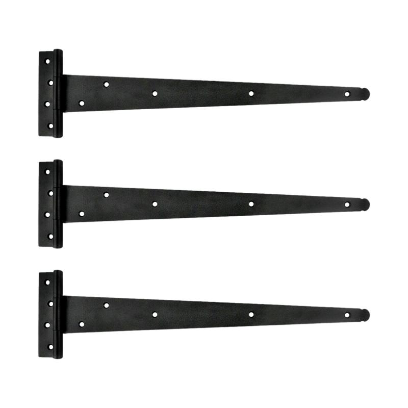 T Strap Door Hinge RSF Black Iron Light Duty 19″ Pack of 3  |  Cabinet & Door Hinges Cabinet & Door Hinges Cabinet & Door Hinges