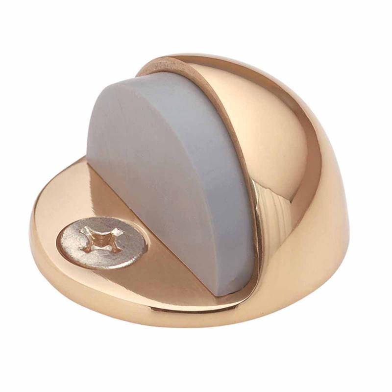 Brass Home Door Stop Dome Office Floor Mount Bumper  |  Door Stops and Bumpers Door Hardware Door Stops & Bumpers