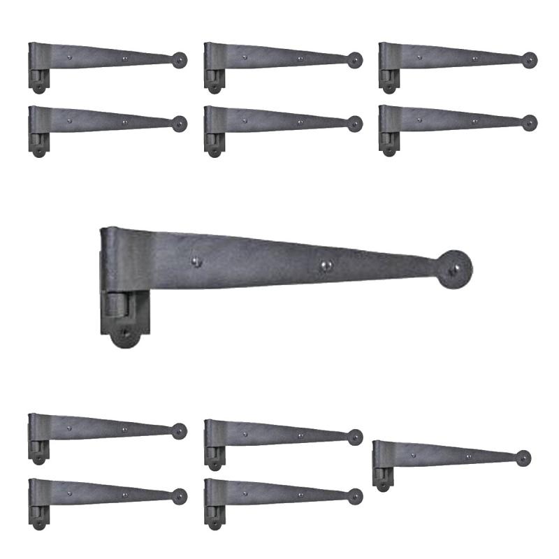 Black Pintle Hinges Strap Shutter Door Hinges Offset Pin  |  Cabinet & Door Hinges Cabinet & Door Hinges Cabinet & Door Hinges